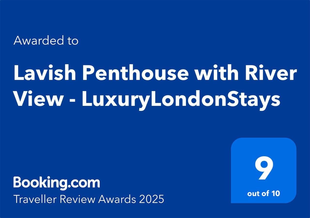 Lavish Penthouse River View Fast Wifi - Luxurylondonstays Esterno foto